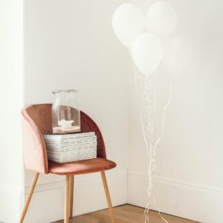 Brown Velvet Lounge Chair